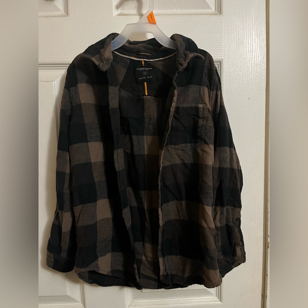 Boys youth long sleeve flannel